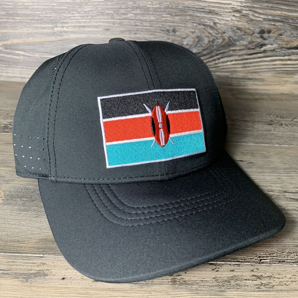 Nike Kenya Dri-FIT Adult Legacy91 Cap Hat Black Running CT0797-010 One Size
